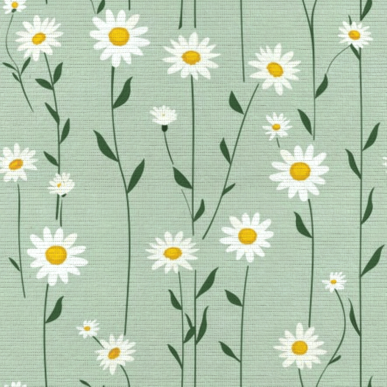 Adria Daisy Faux Grasscloth Wallpaper - Lemon Park