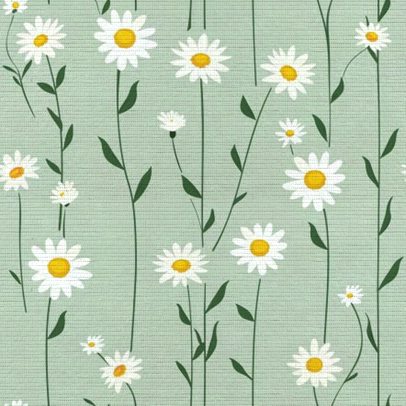 Adria Daisy Faux Grasscloth Wallpaper