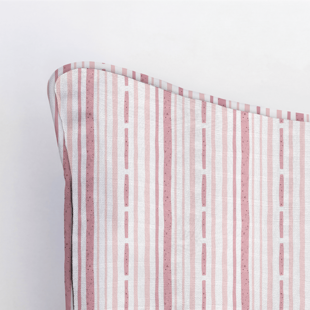 Ainsley Blush Stripes Throw Pillow - Lemon Park