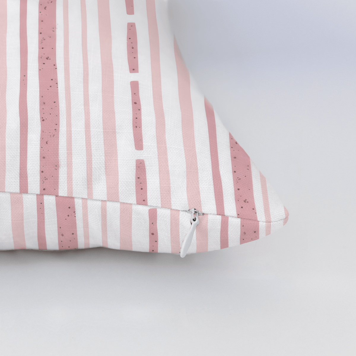Ainsley Blush Stripes Throw Pillow - Lemon Park