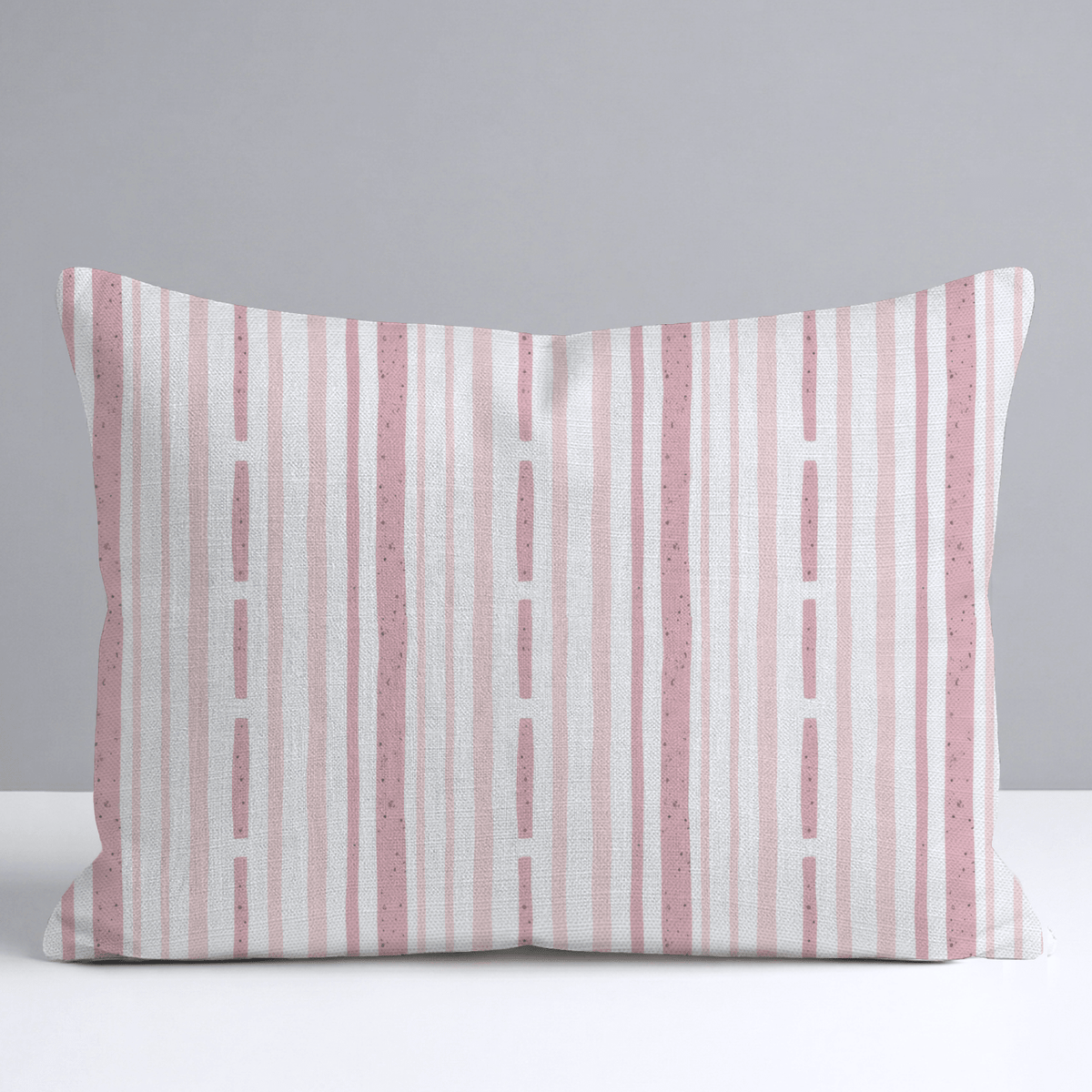 Ainsley Blush Stripes Throw Pillow - Lemon Park