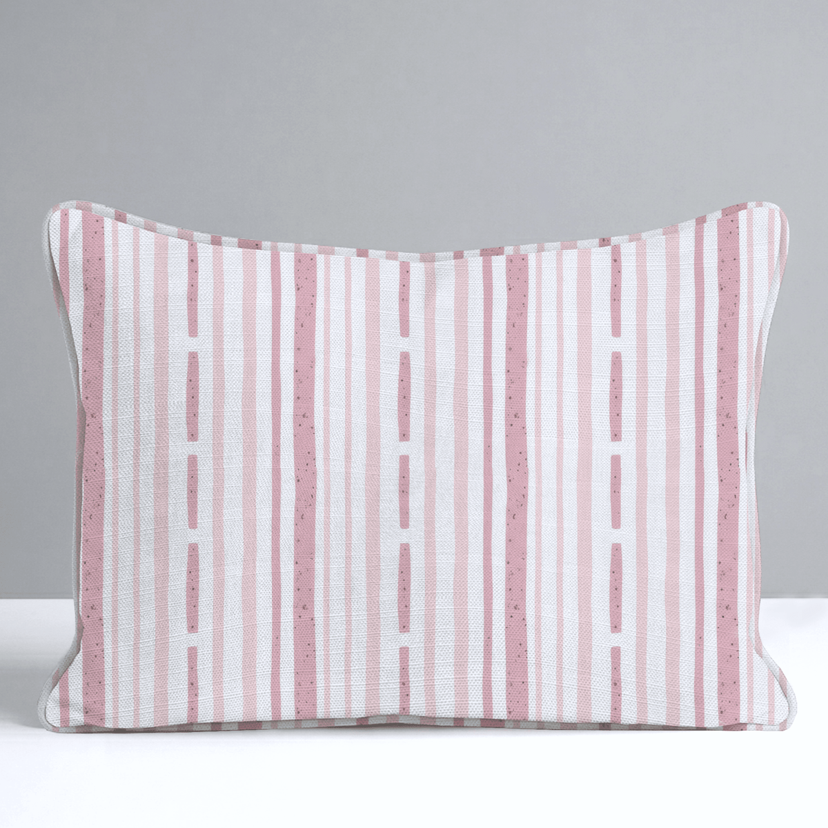 Ainsley Blush Stripes Throw Pillow - Lemon Park