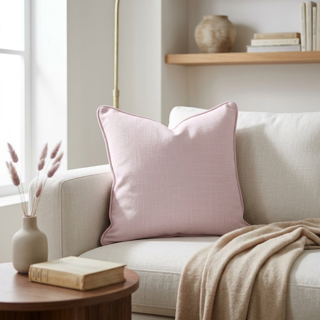 Ainsley Blush Throw Pillow - Lemon Park