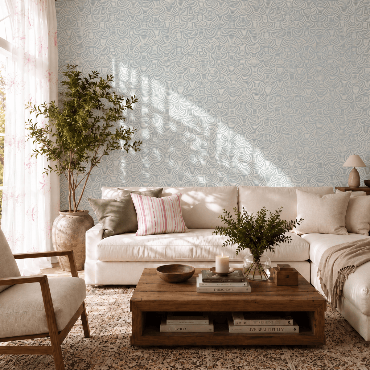 Ainsley Boho Wallpaper - Lemon Park