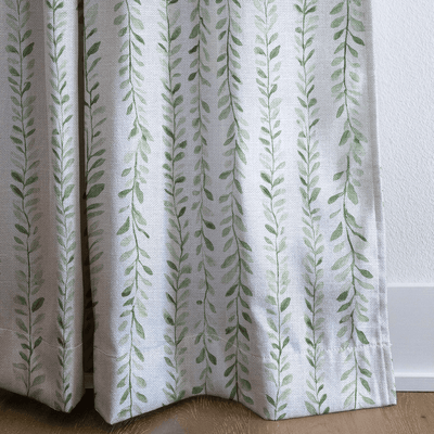 Ainsley Botanical Stripes - Drapery - Lemon Park