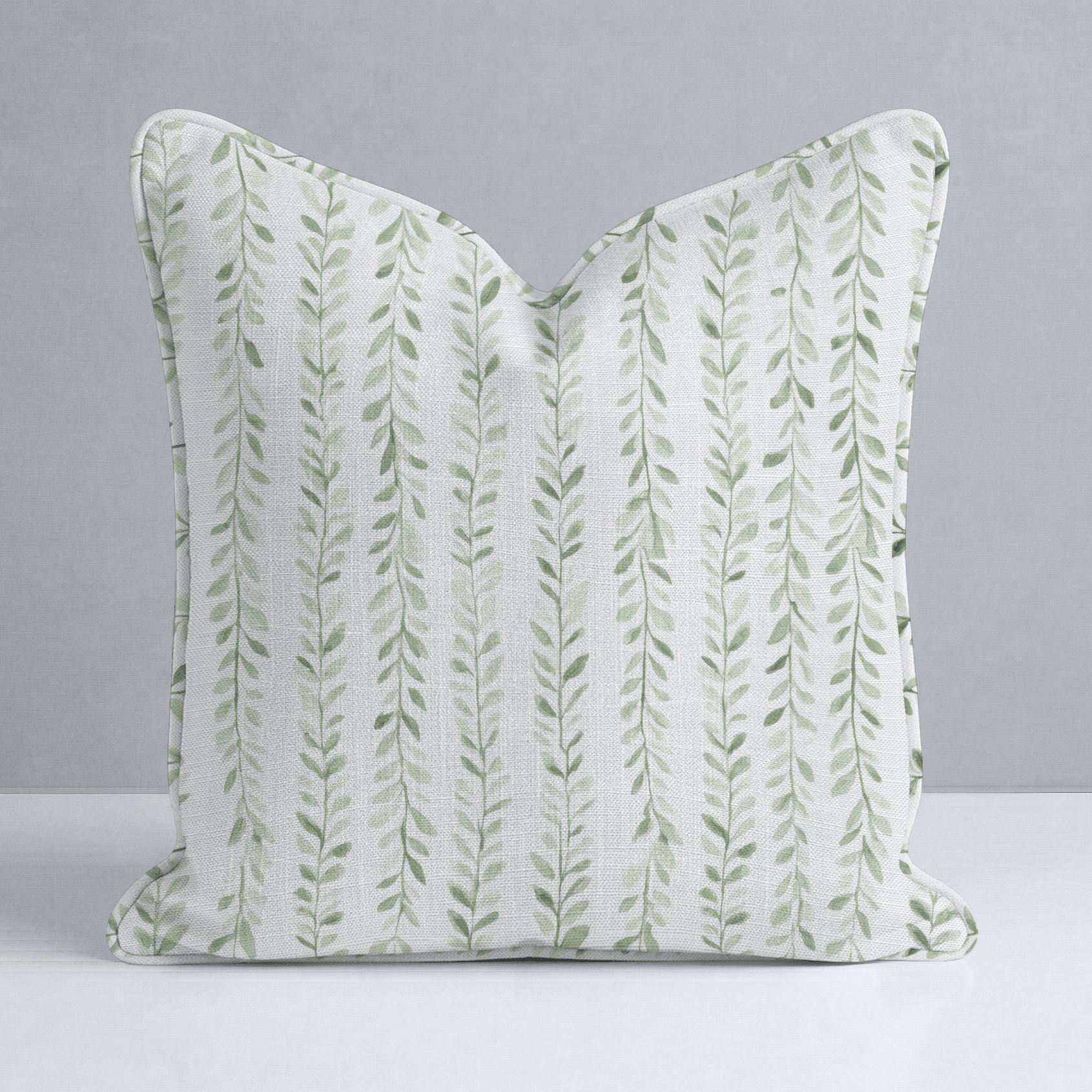 Ainsley Botanical Stripes Throw Pillow - Lemon Park