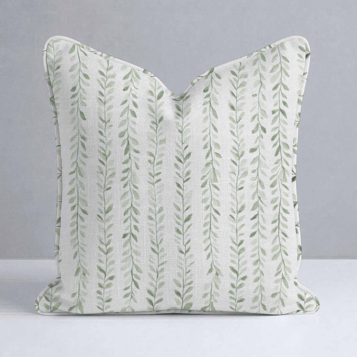 Ainsley Botanical Stripes Throw Pillow - Lemon Park