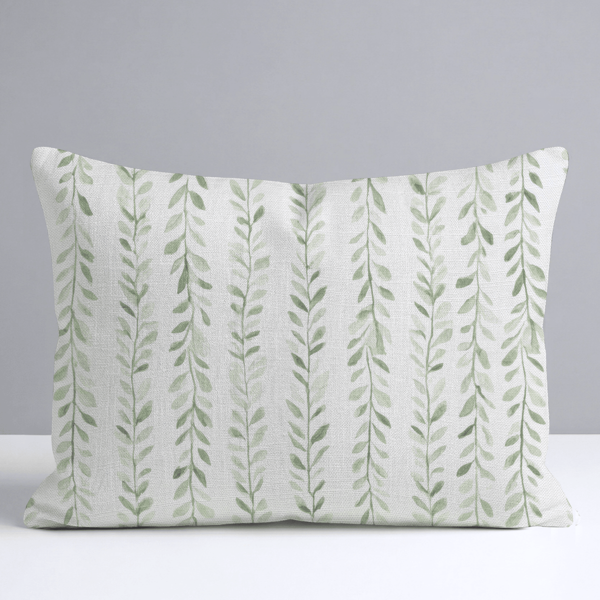 Ainsley Botanical Stripes Throw Pillow - Lemon Park