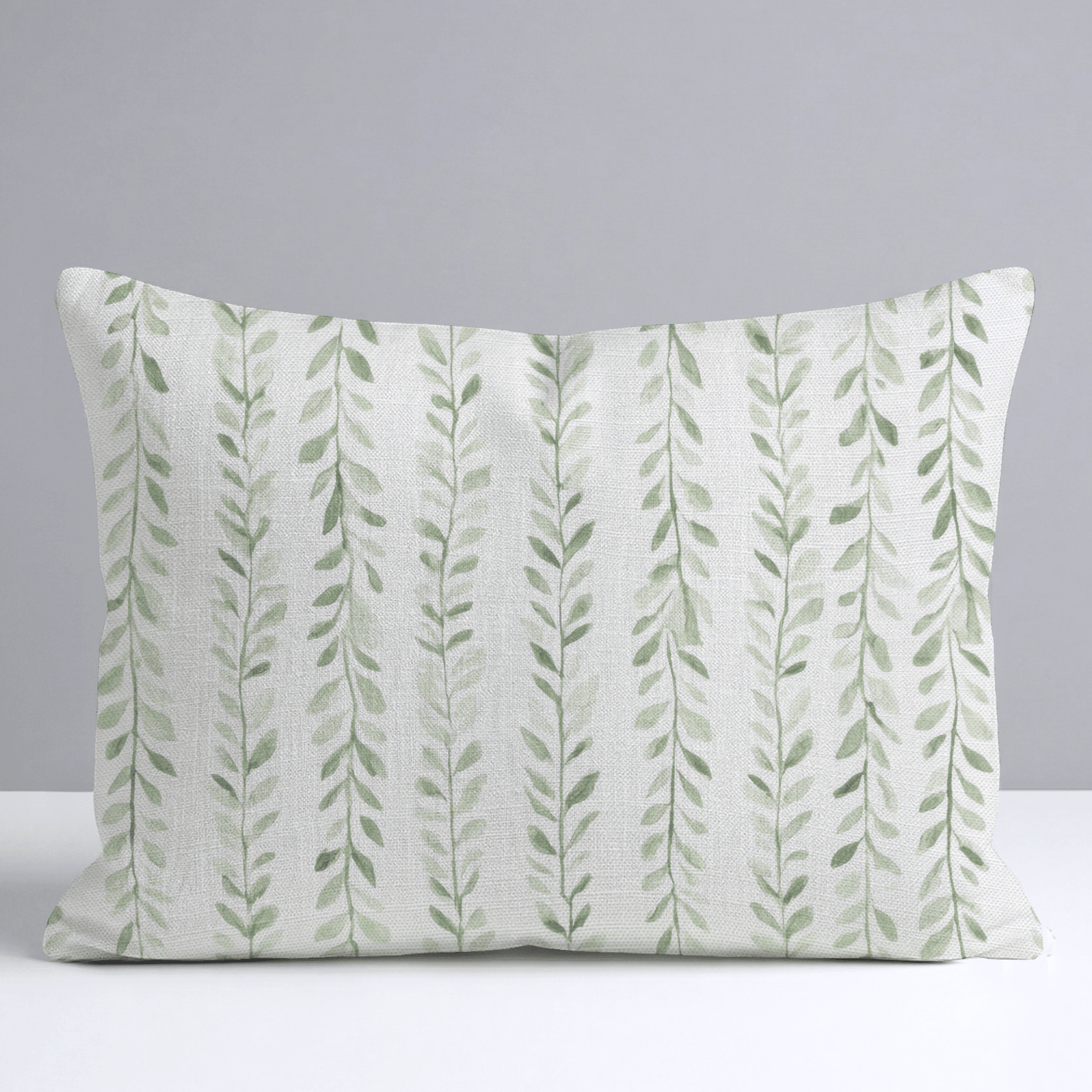 Ainsley Botanical Stripes Throw Pillow - Lemon Park