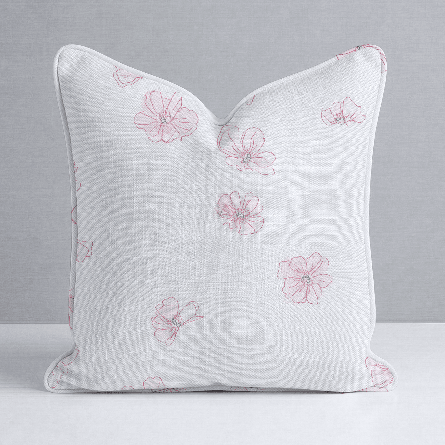 Ainsley Petals Throw Pillow - Lemon Park