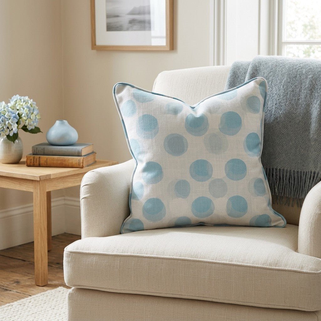 All The Blues Throw Pillow - Lemon Park