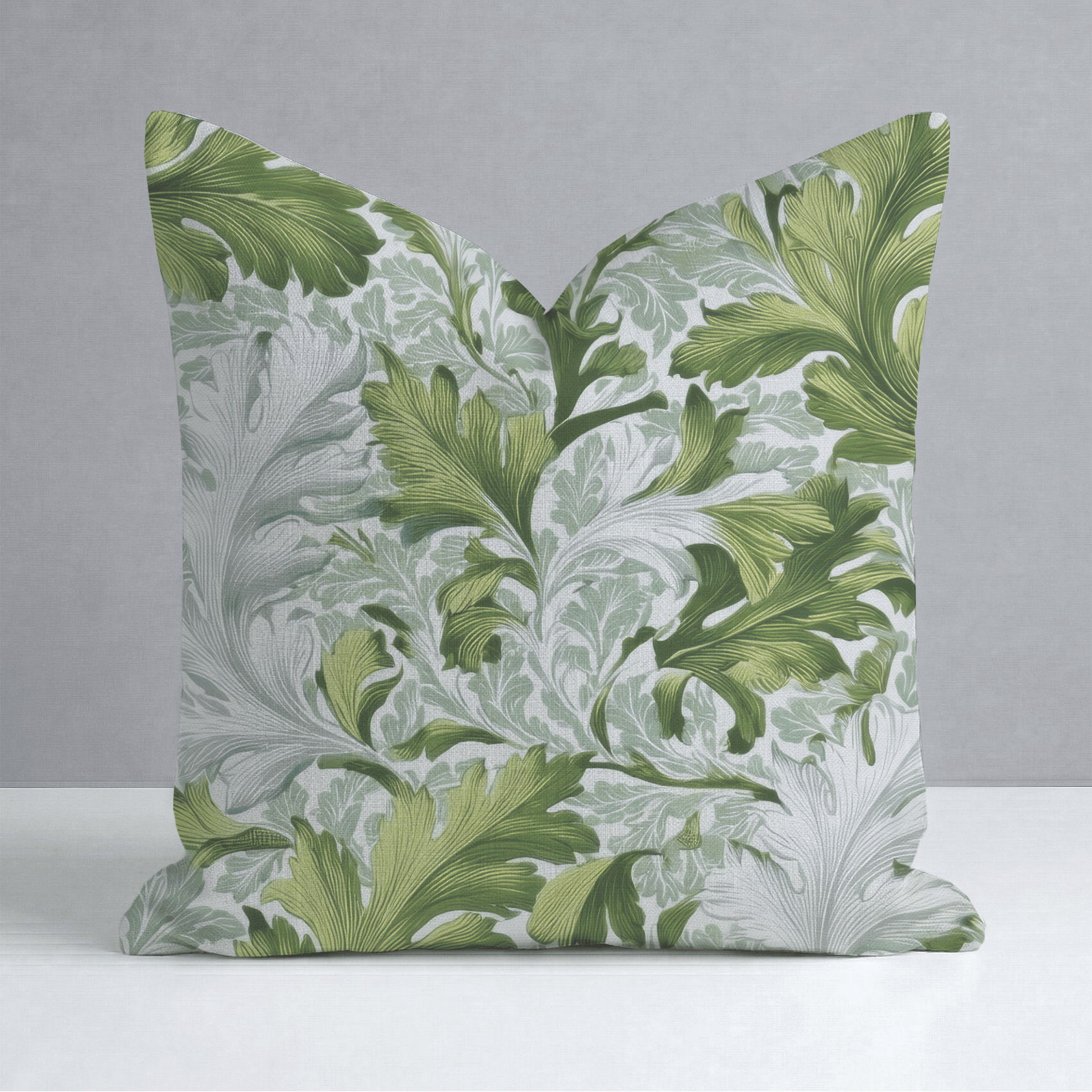 Almost Emerald Throw Pillow - Lemon Park