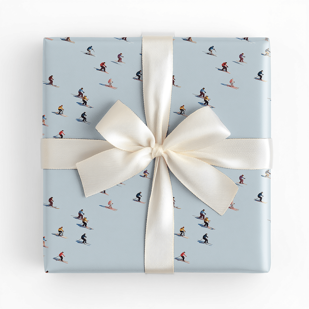 Alpine Glide - Wrapping Paper - Lemon Park