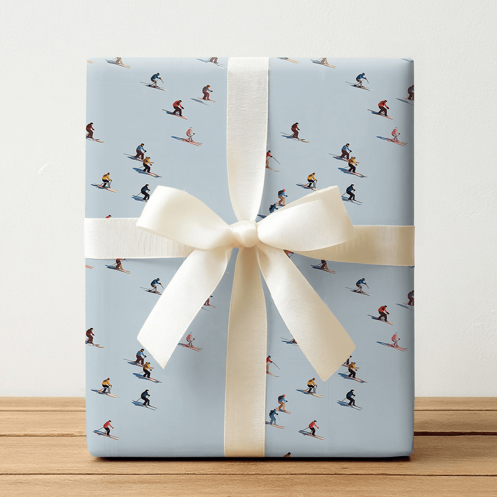 Alpine Glide - Wrapping Paper - Lemon Park