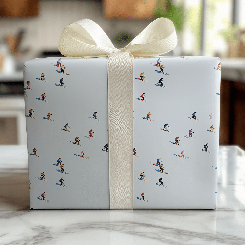 Alpine Glide - Wrapping Paper - Lemon Park
