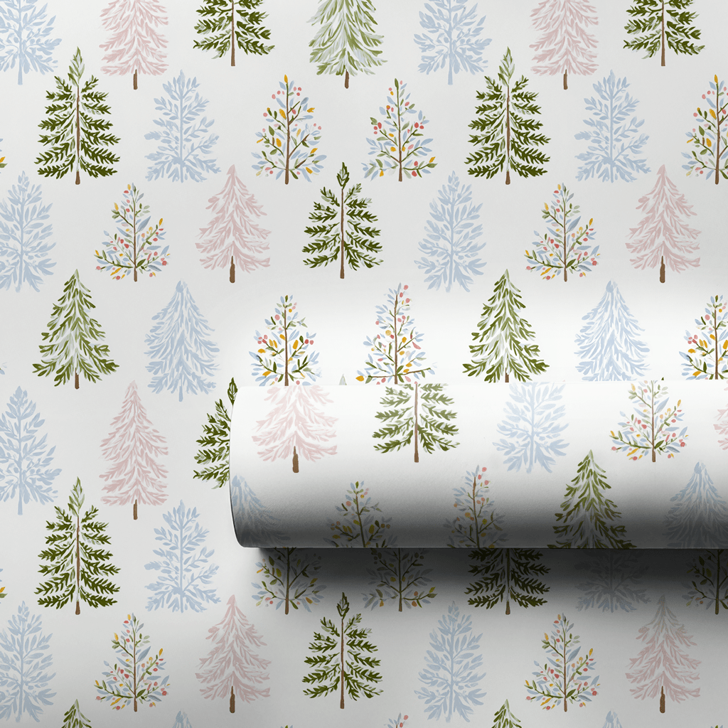 Alpine Pastel - Wrapping Paper - Lemon Park