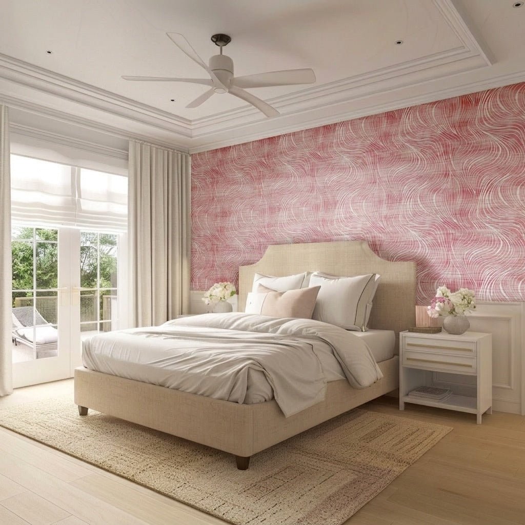 Amelia Faux Grasscloth Wallpaper - Lemon Park