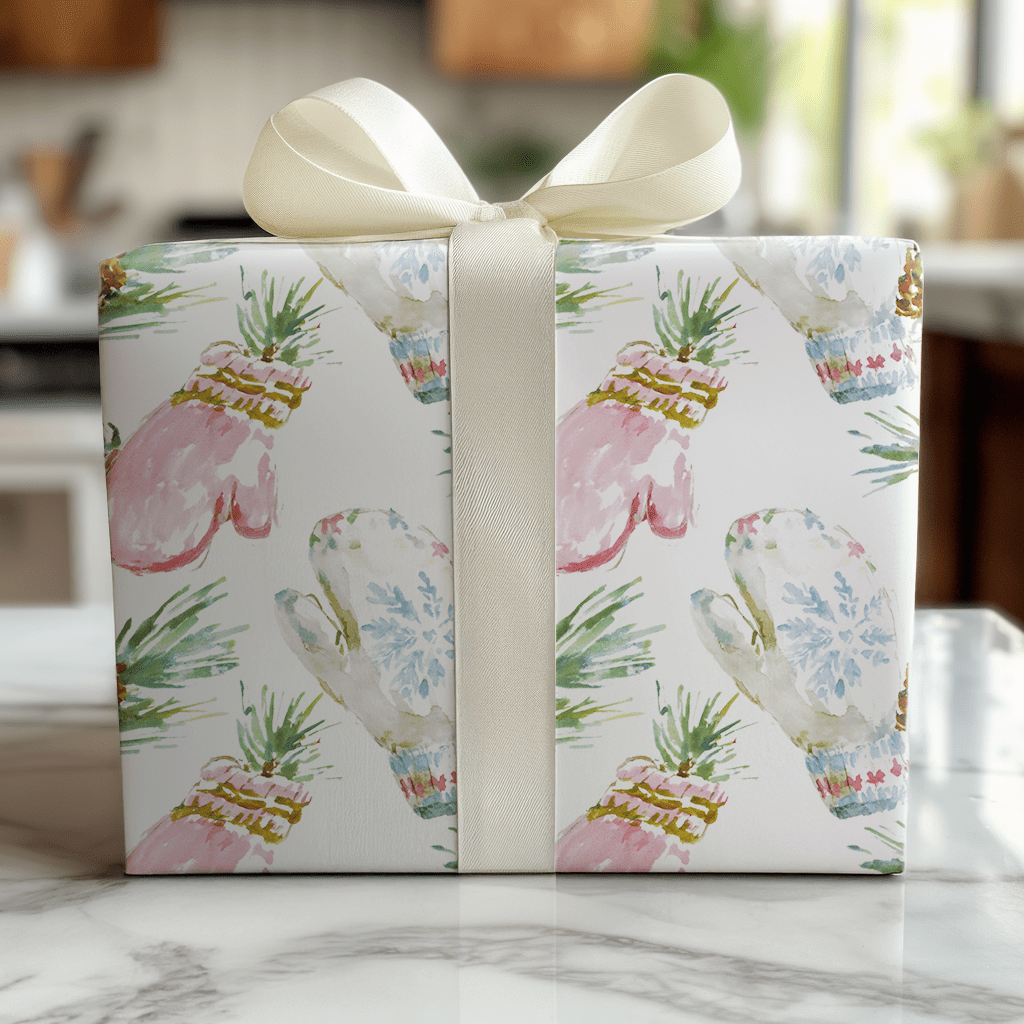 Anna Mittens - Wrapping Paper - Lemon Park