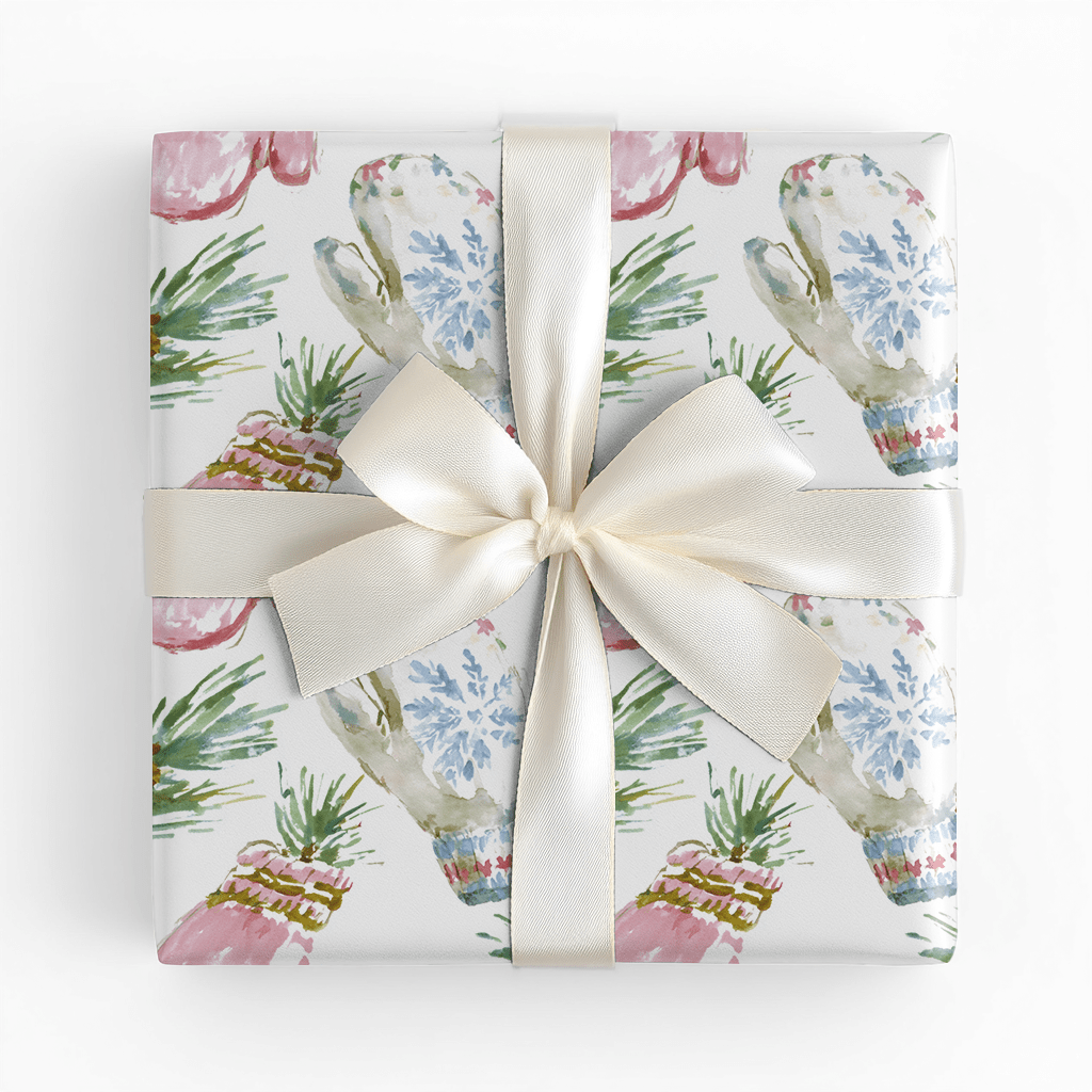Anna Mittens - Wrapping Paper - Lemon Park