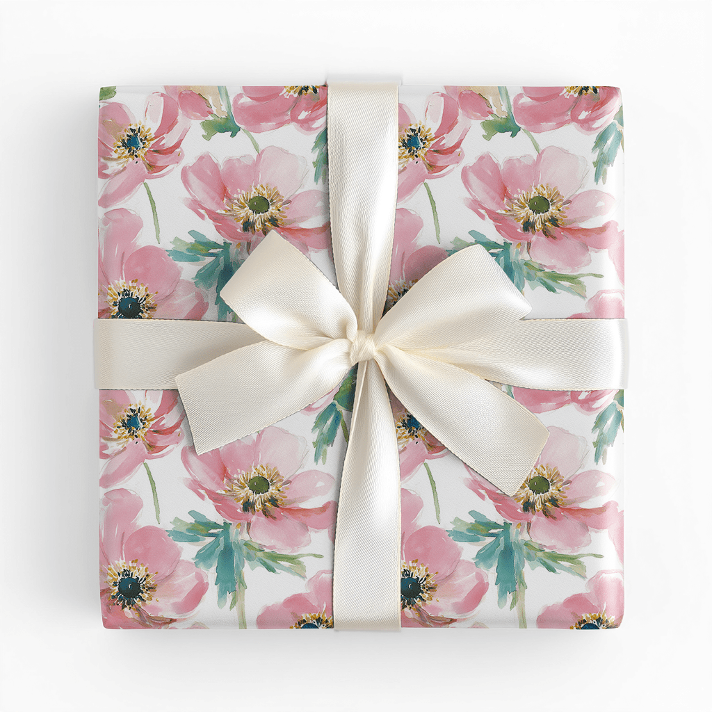 Annabel Anemone - Wrapping Paper - Lemon Park