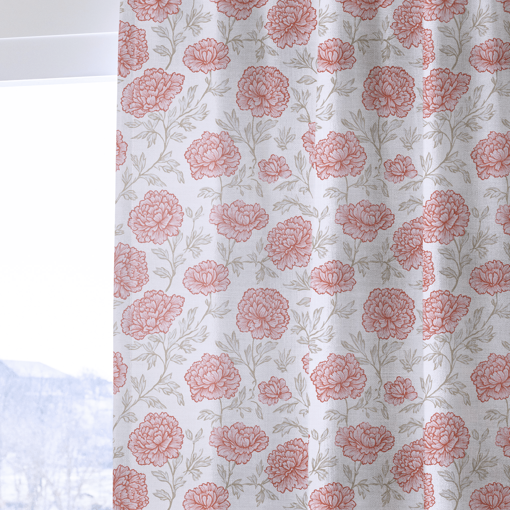 Antique Rose - Drapery - Lemon Park