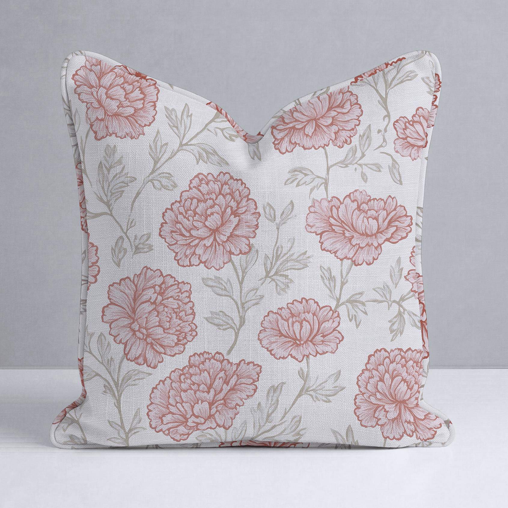 Antique Rose Throw Pillow - Lemon Park