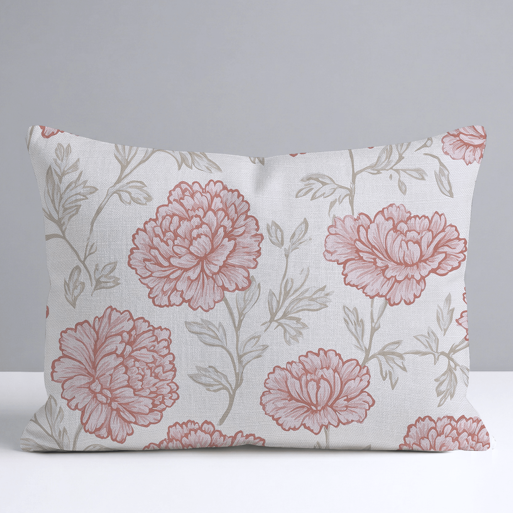 Antique Rose Throw Pillow - Lemon Park