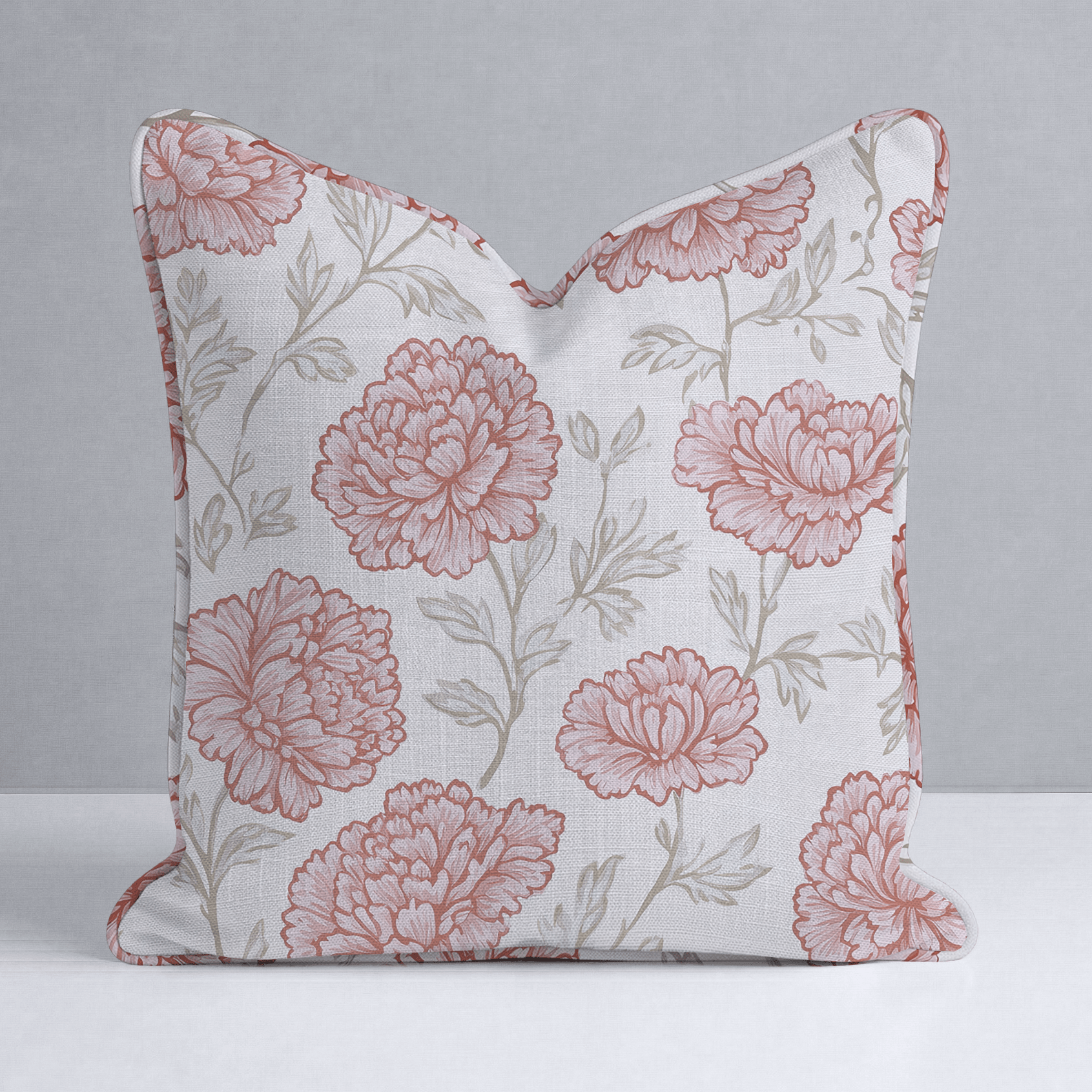 Antique Rose Throw Pillow - Lemon Park