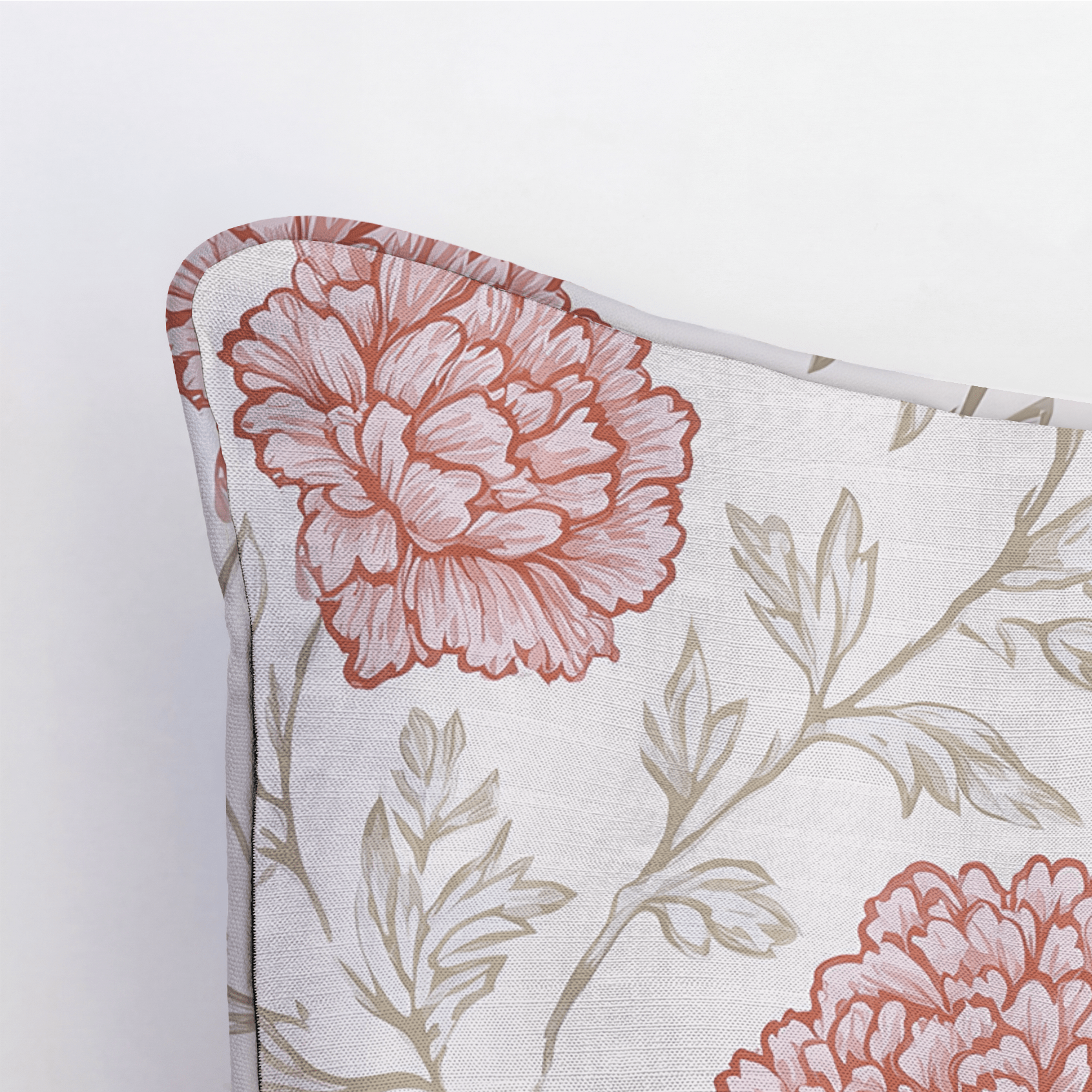 Antique Rose Throw Pillow - Lemon Park