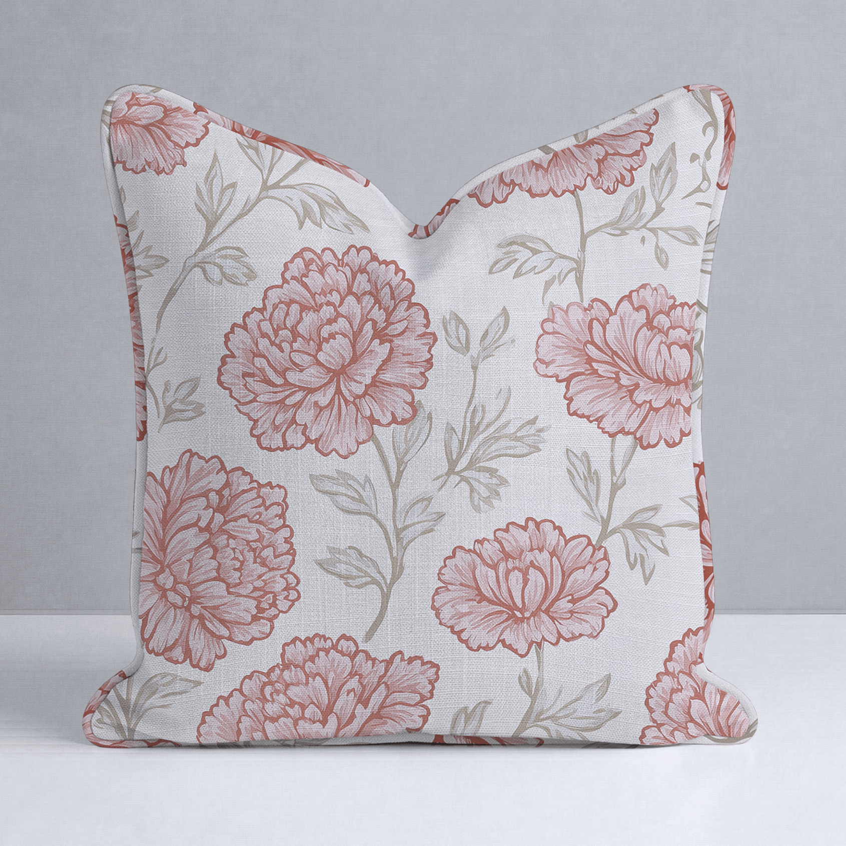 Antique Rose Throw Pillow - Lemon Park