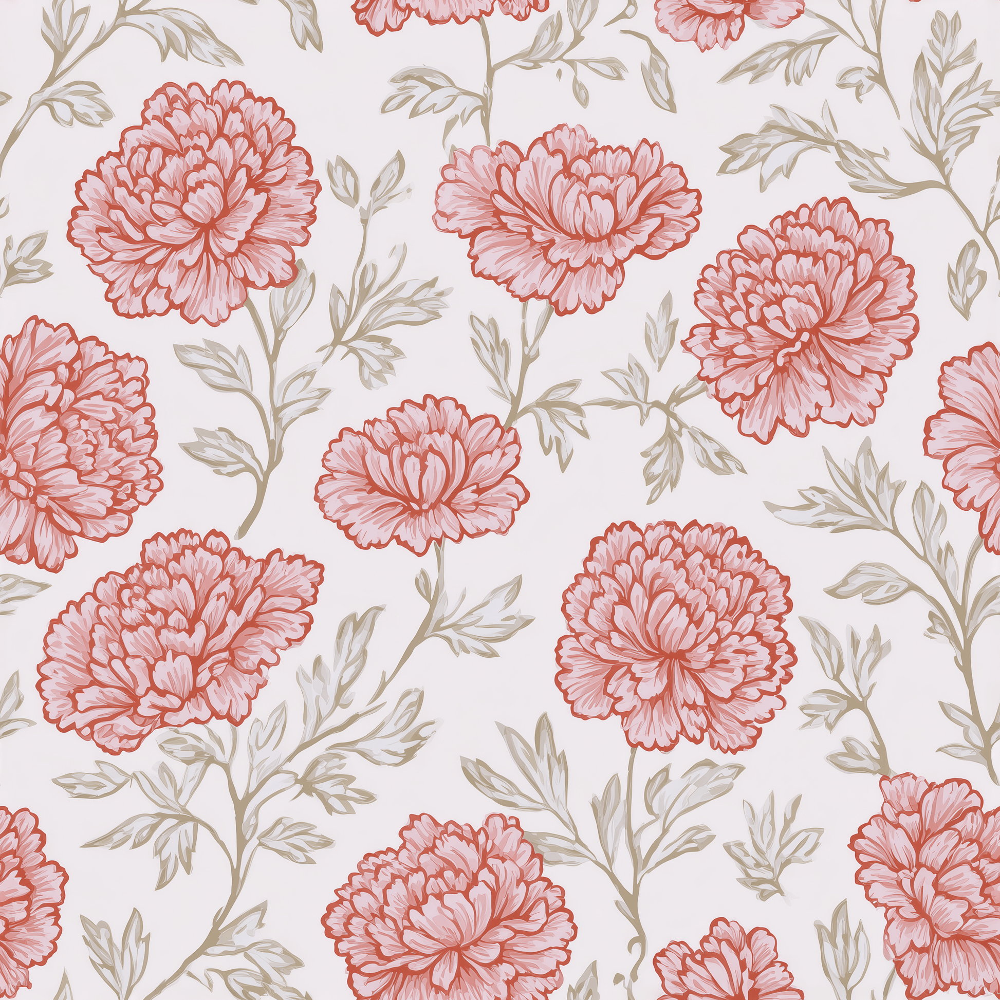 Antique Rose Wallpaper - Lemon Park
