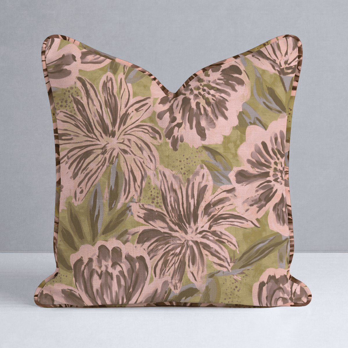 Apricot Grove Throw Pillow - Lemon Park