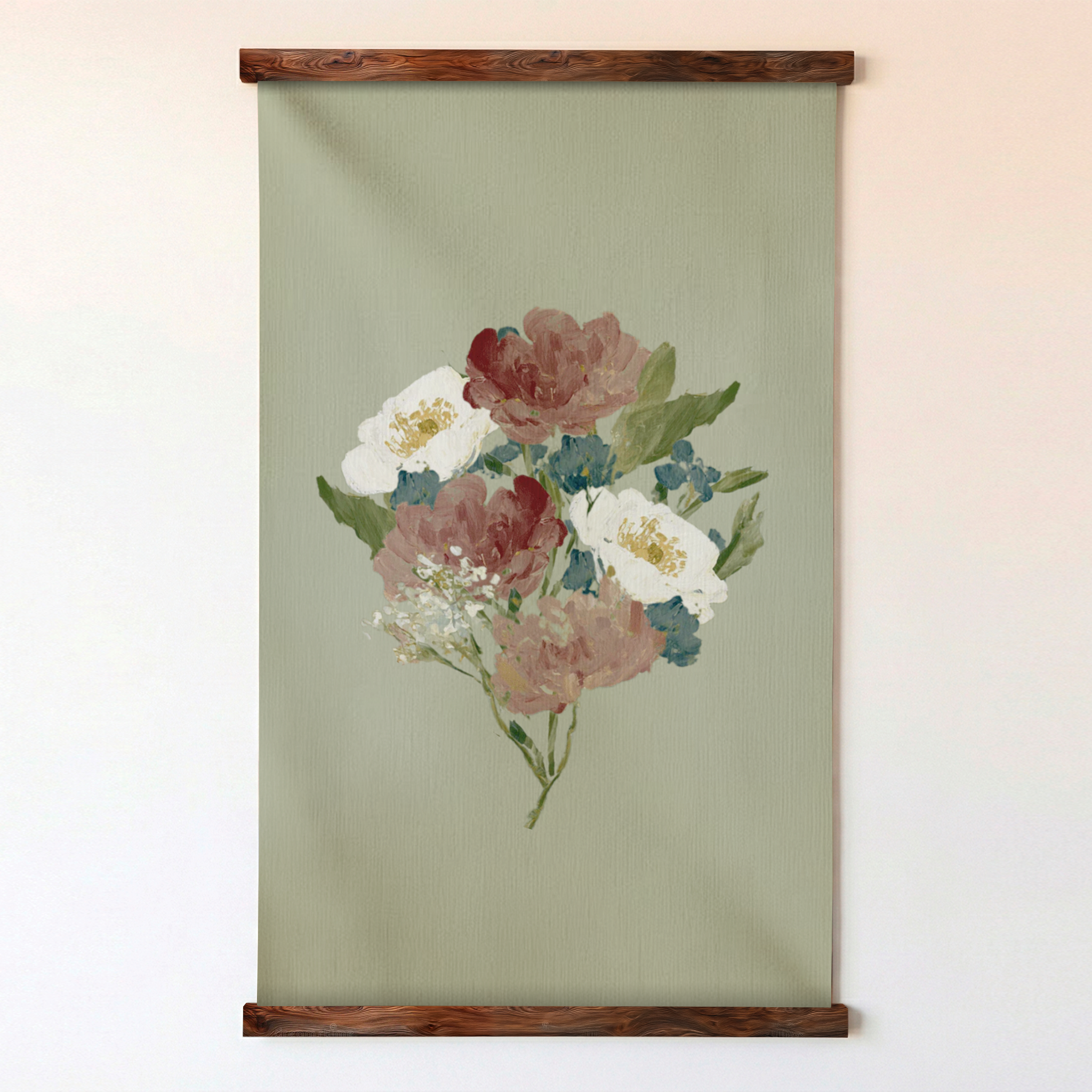 Loose Stems Floral Motif - Tapestry