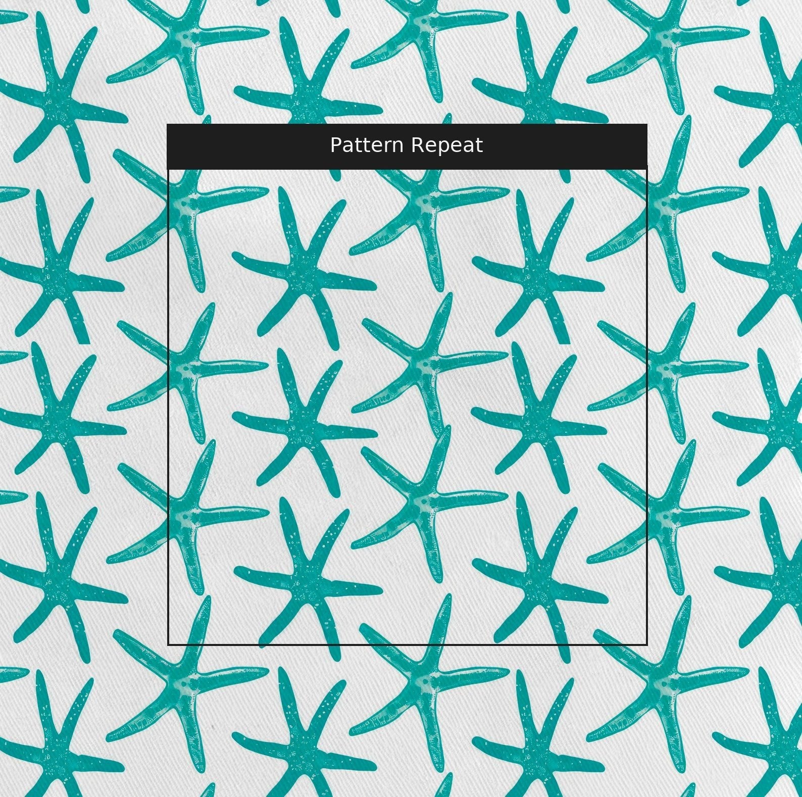 Aqua Starlets - Fabric - Lemon Park