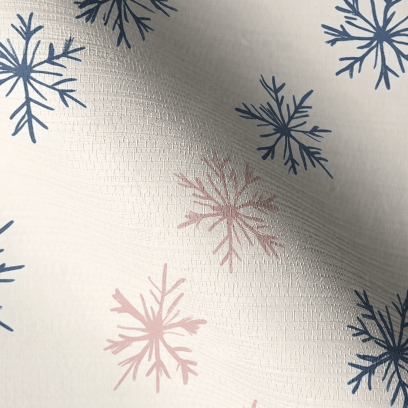 Arctic Bloom Faux Grasscloth Wallpaper - Lemon Park