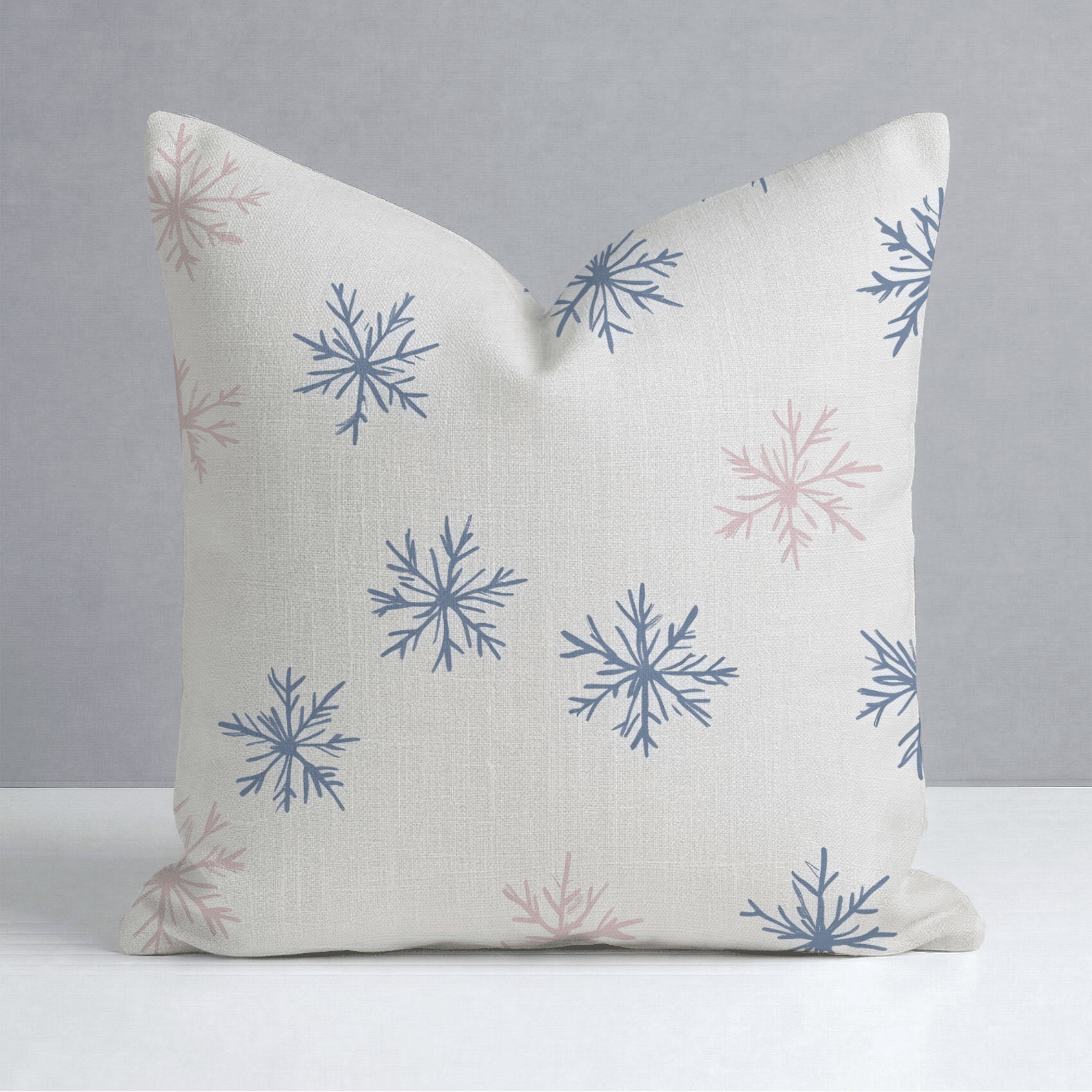 Arctic Bloom Throw Pillow - Lemon Park