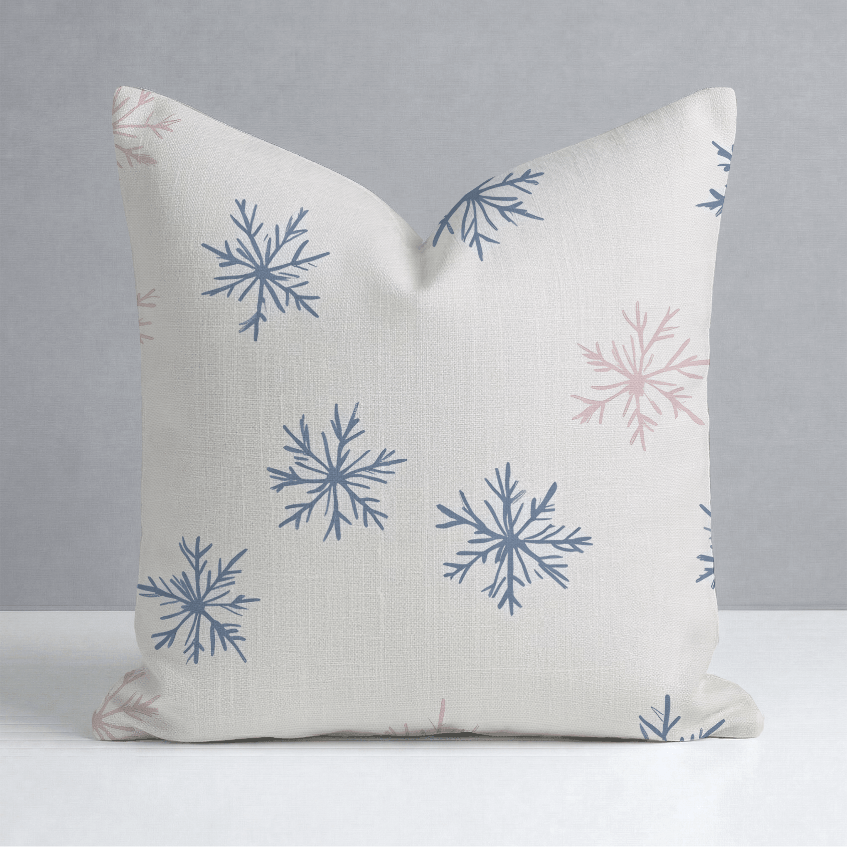 Arctic Bloom Throw Pillow - Lemon Park