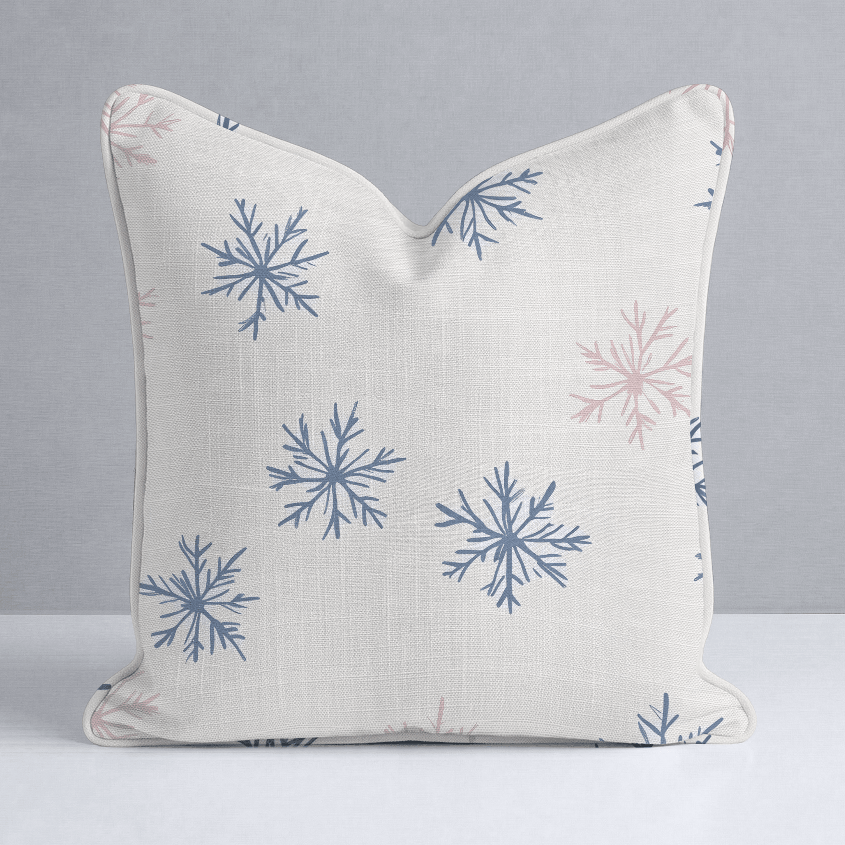 Arctic Bloom Throw Pillow - Lemon Park