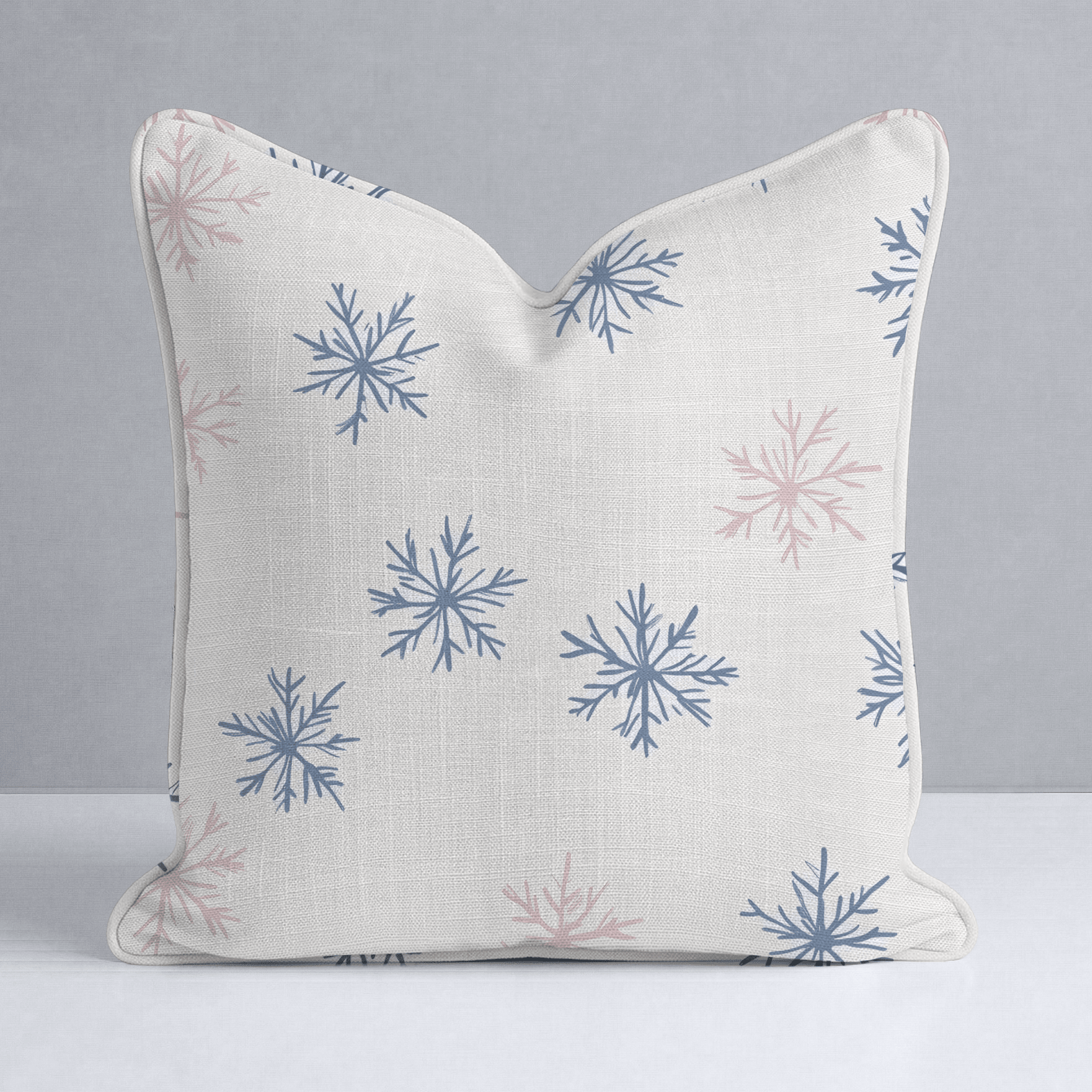 Arctic Bloom Throw Pillow - Lemon Park