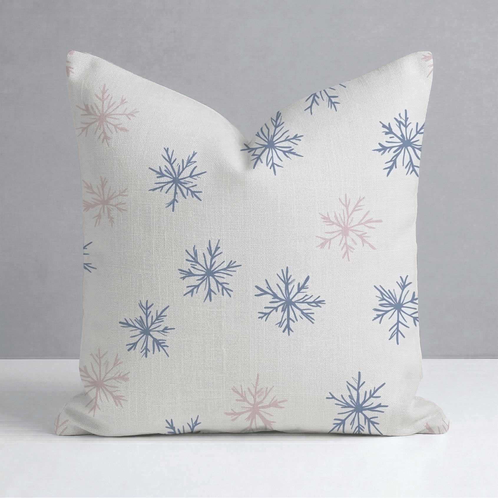 Arctic Bloom Throw Pillow - Lemon Park