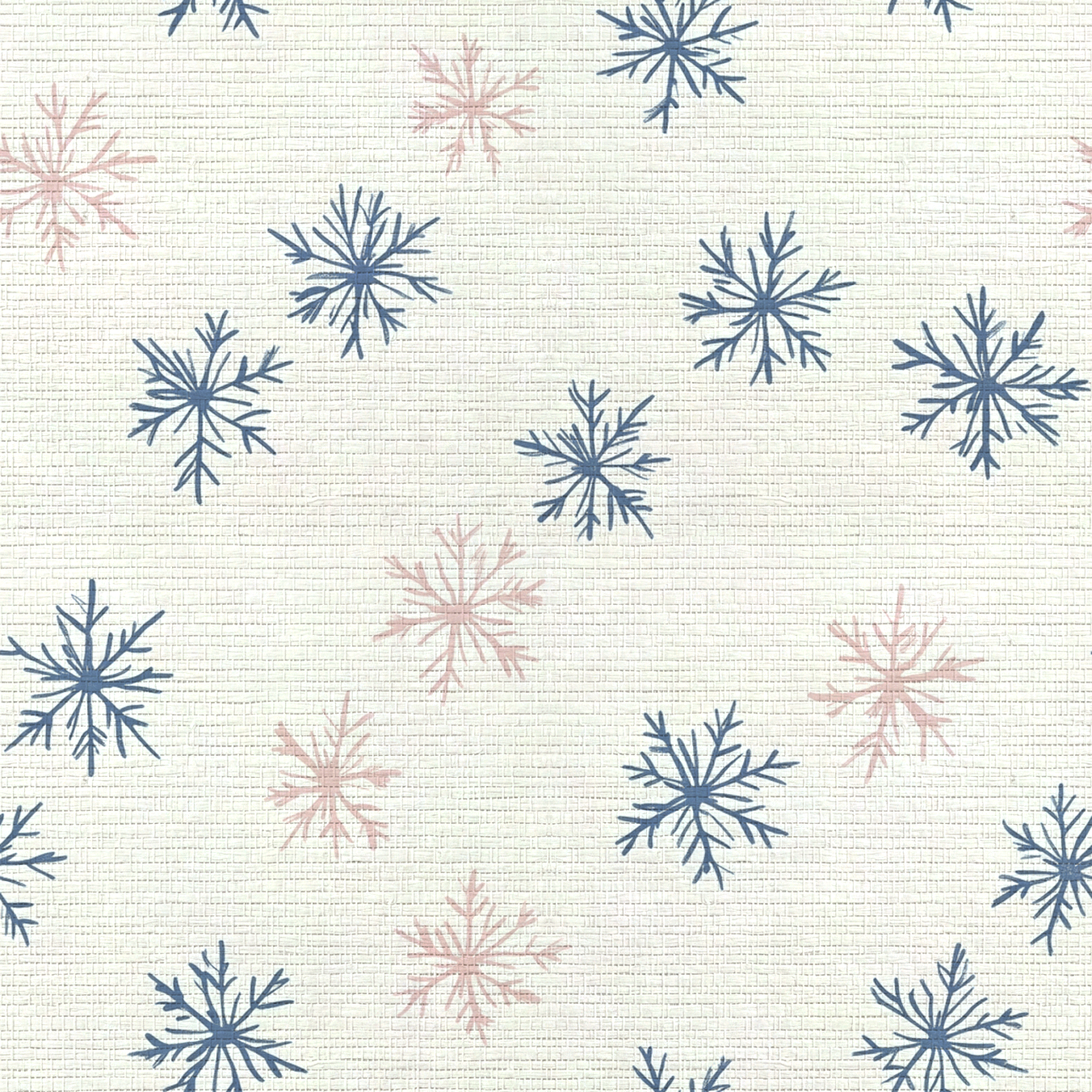 Arctic Bloom Faux Grasscloth Wallpaper