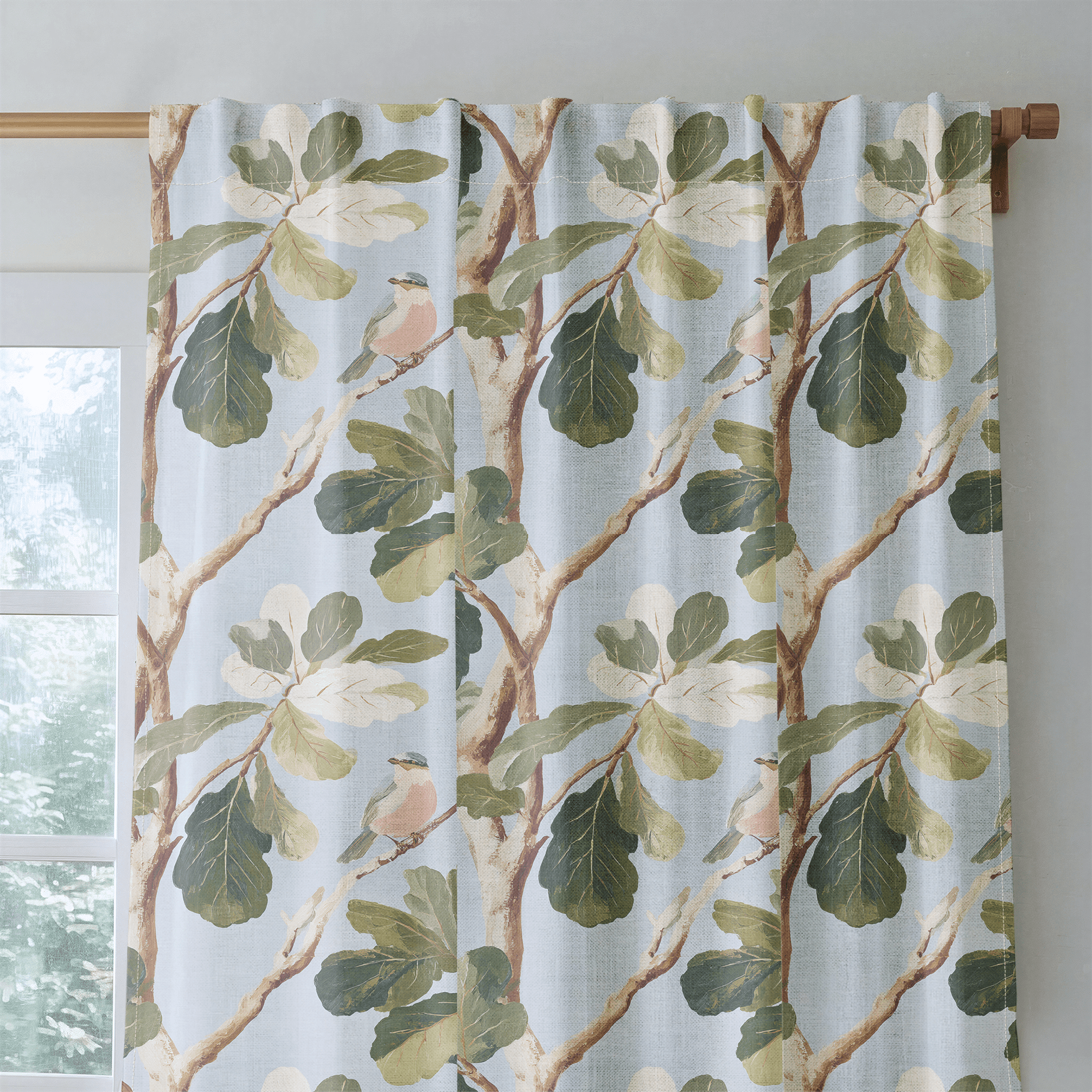 Arden's Birds - Drapery - Lemon Park