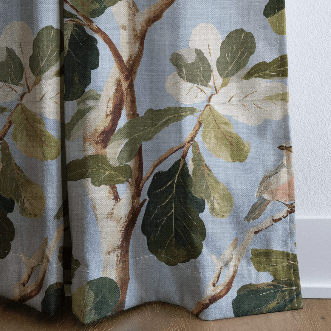 Arden's Birds - Drapery - Lemon Park