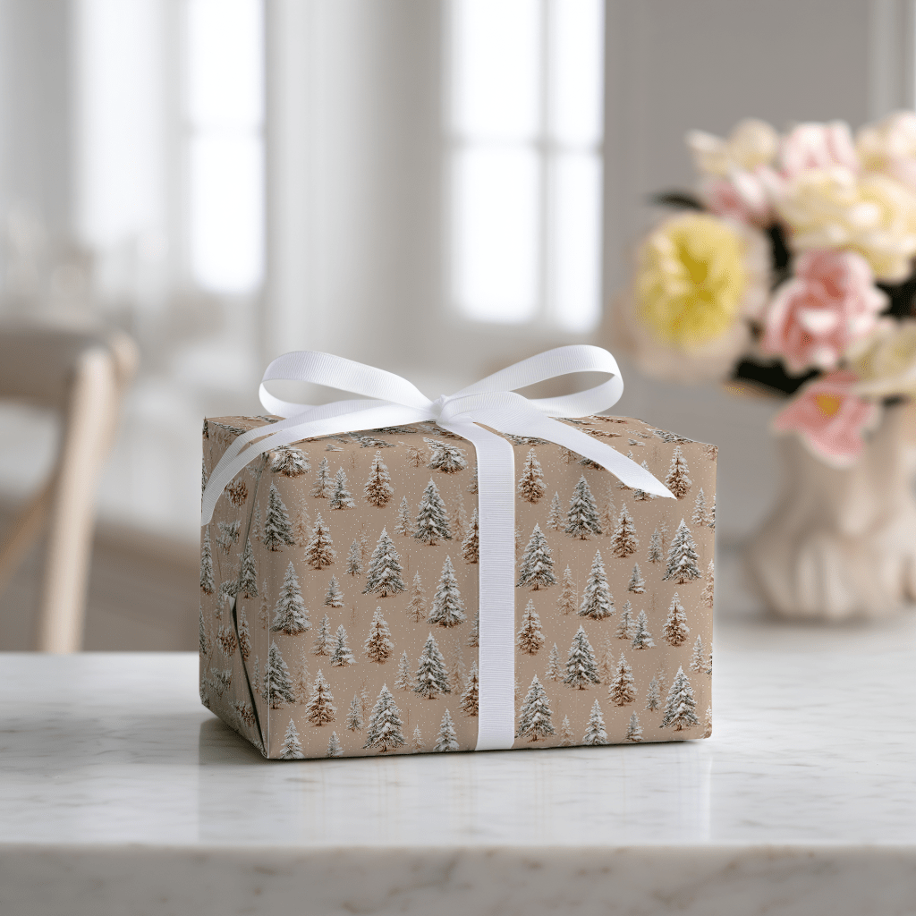 Aspen Pines - Wrapping Paper - Lemon Park