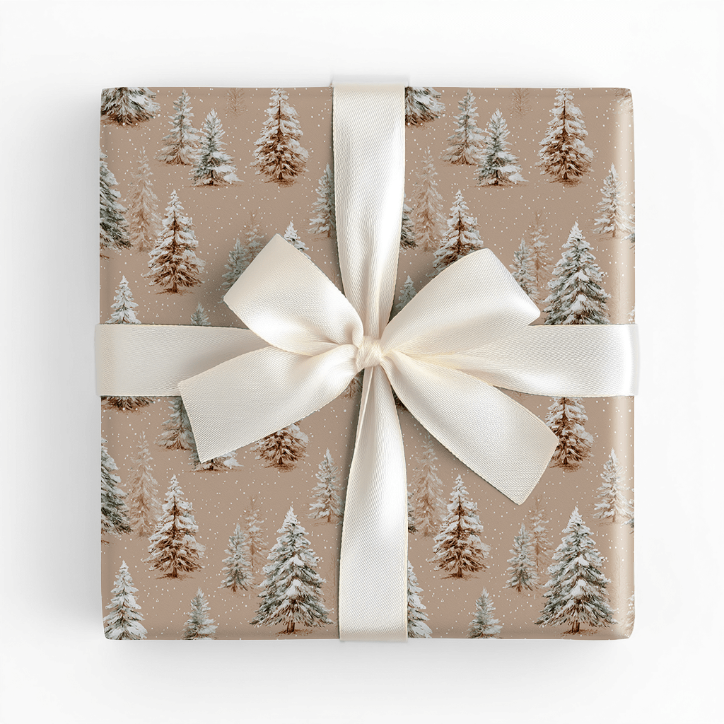 Aspen Pines - Wrapping Paper - Lemon Park