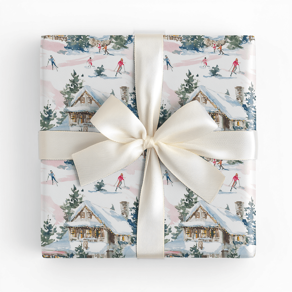 Aspen Slopes - Wrapping Paper - Lemon Park