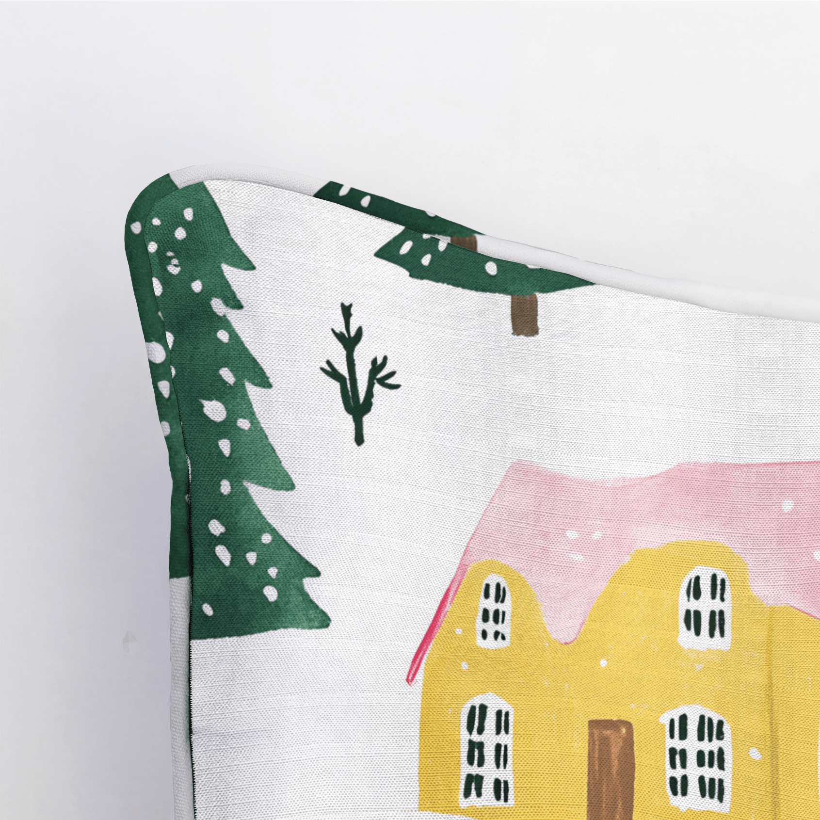 Aspen Village Throw Pillow - Lemon Park