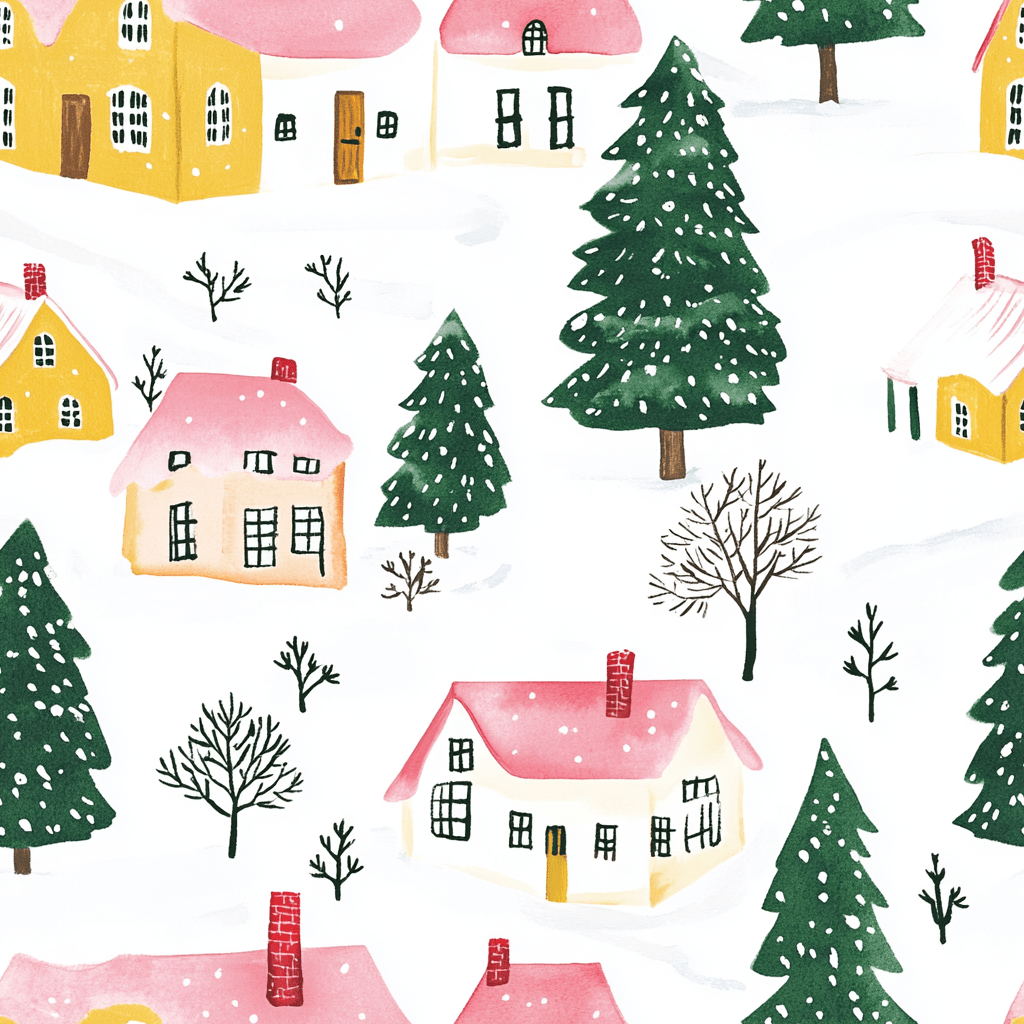 Aspen Village Wallpaper - Lemon Park