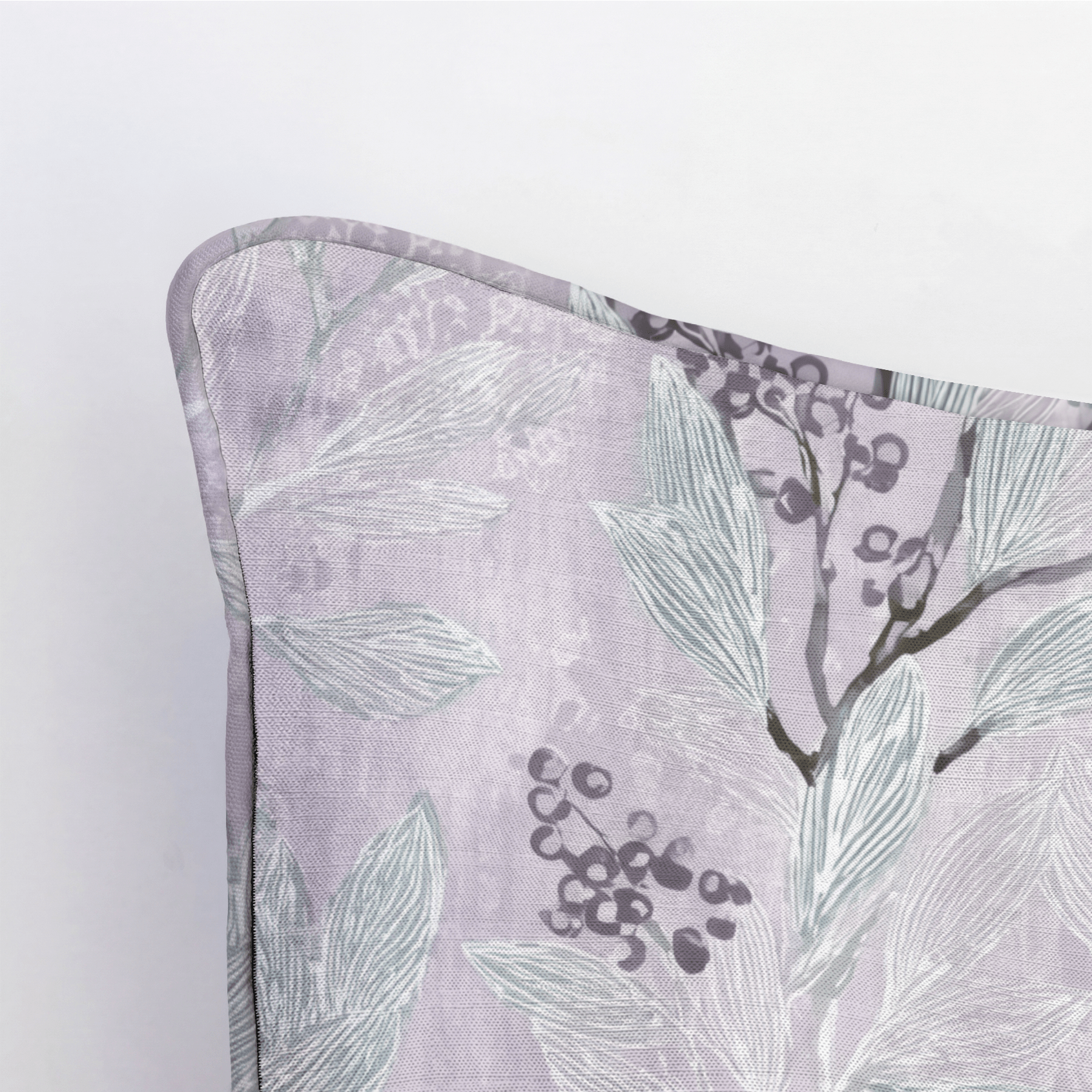 Aster Branches Throw Pillow - Lemon Park