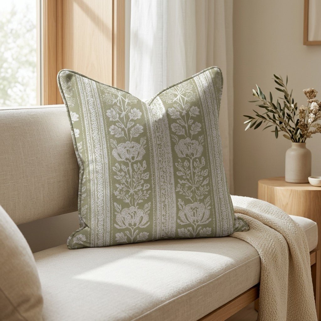 Atelier Rose Throw Pillow - Lemon Park
